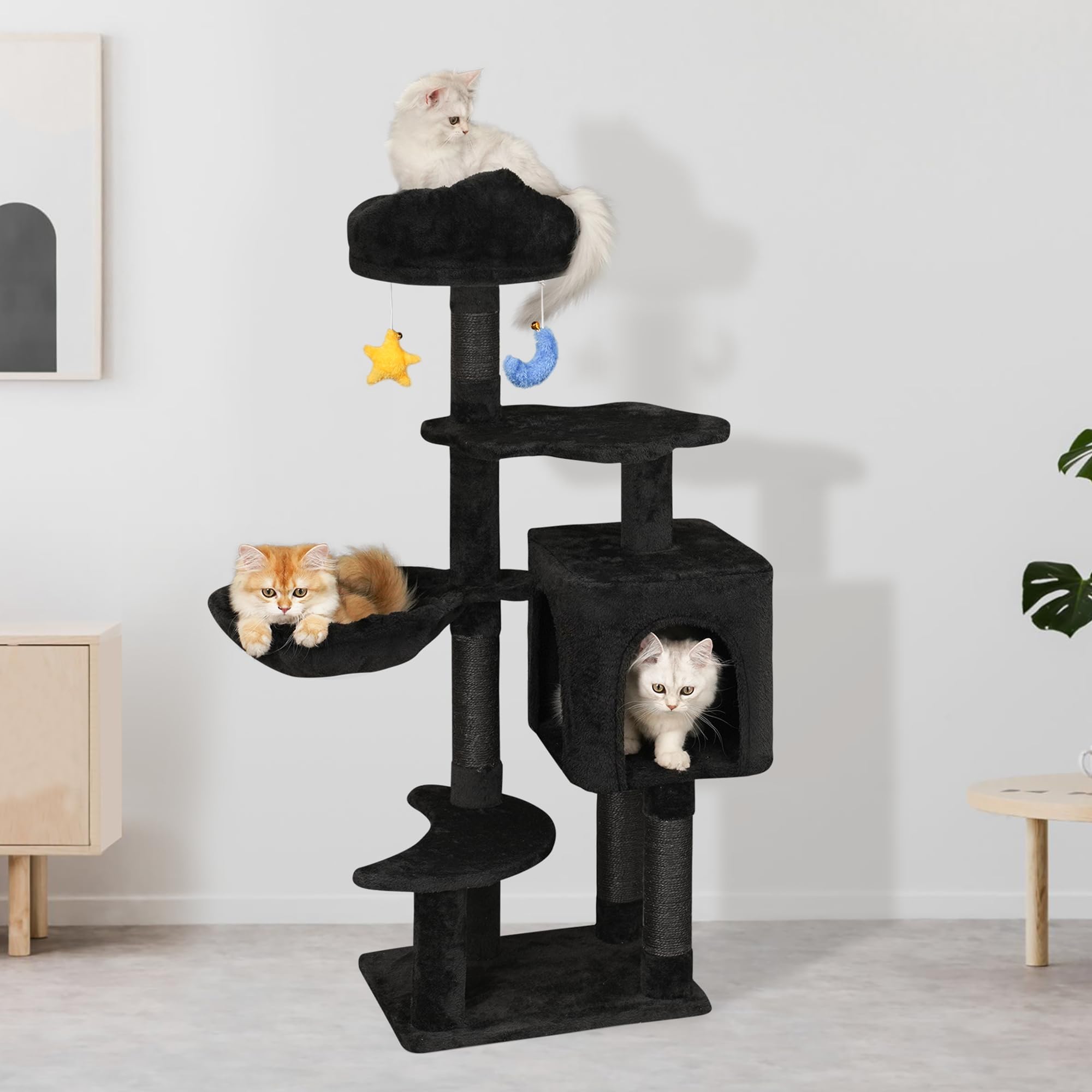 Meecal Gothic Arbre Chat hamac-chaud: endroit cosy pour repos et chaleur douillette.