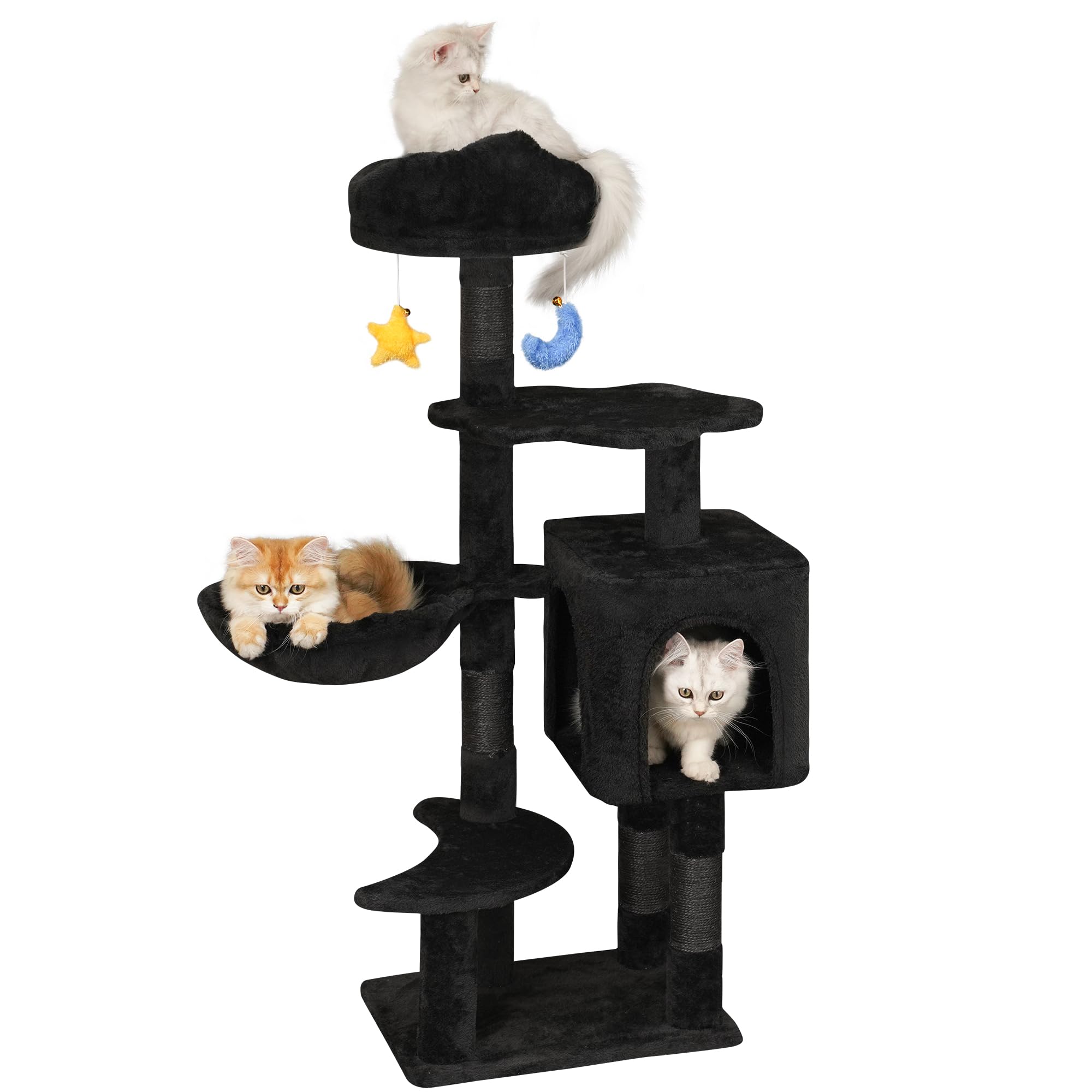 Meecal Gothic Arbre Chat lit-nuage: cocon douillet pour sieste et repos.