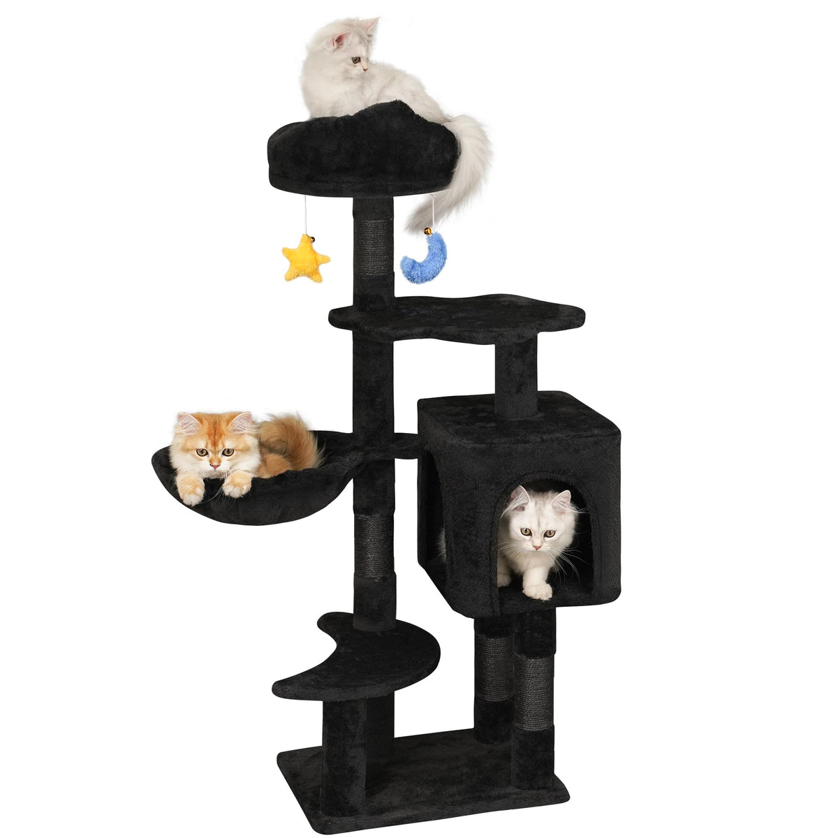Meecal Gothic Arbre Chat lit-nuage: cocon douillet pour sieste et repos.