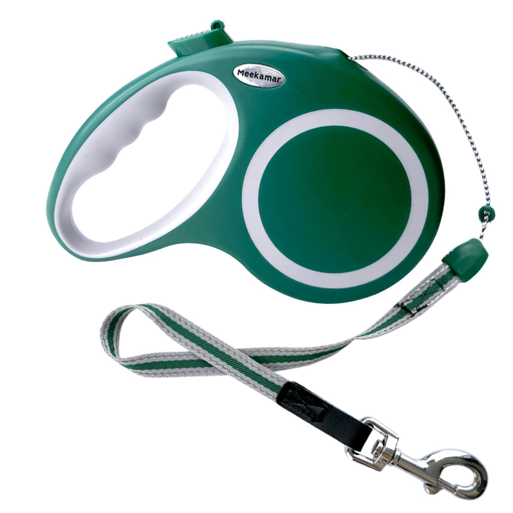 Meekamar laisse retractable 30 ft anti-emmêlement pour chiens moyens.
