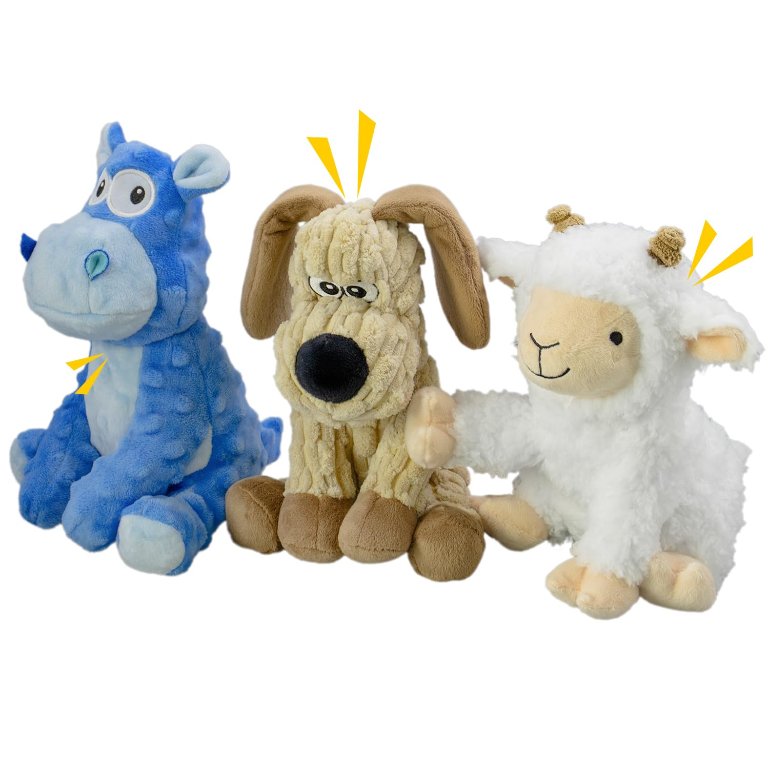 MeetYooo hippo jouet peluche, durable et parfait pour le jeu interactif
