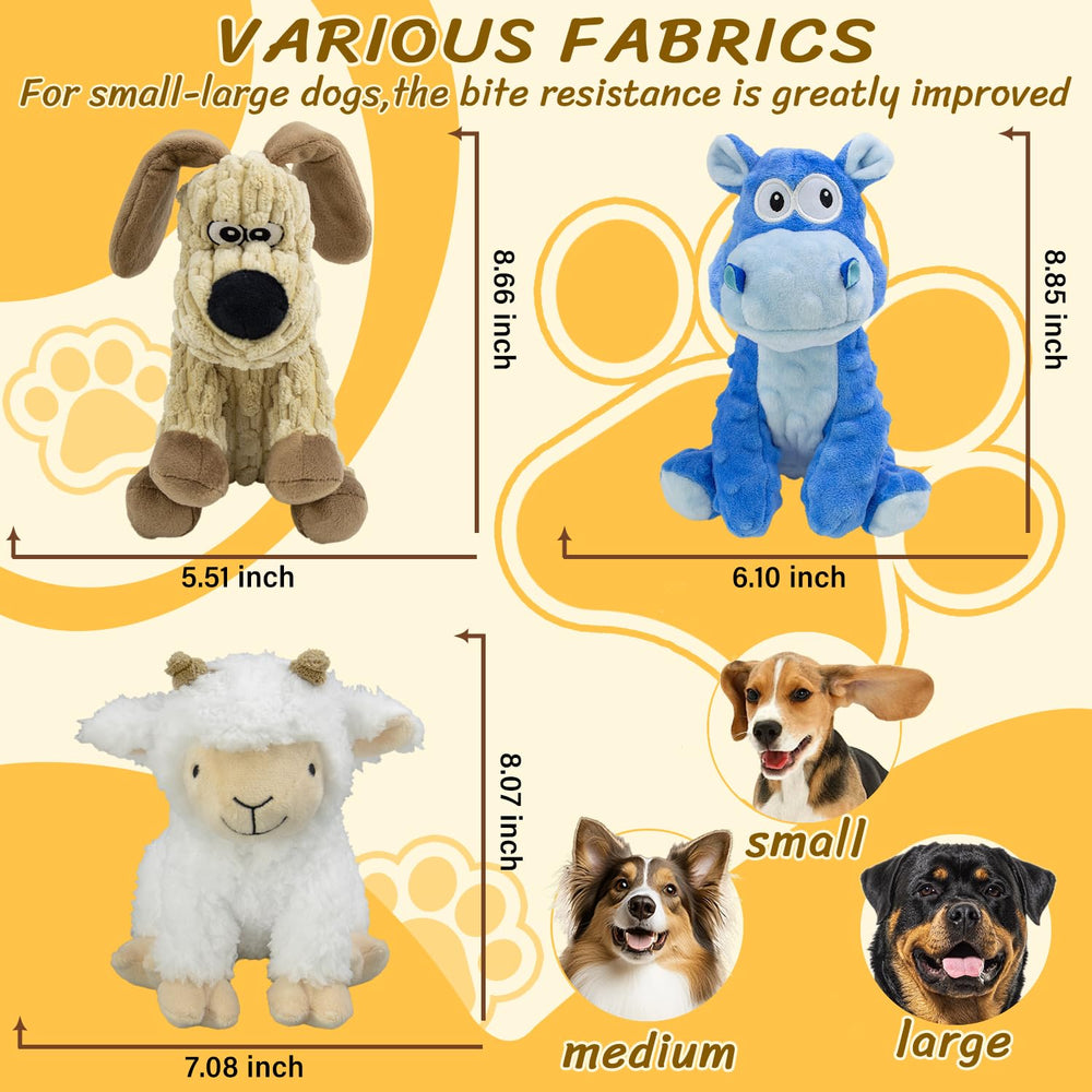 MeetYooo mouton jouet peluche, idéal pour câlins et mastication légère