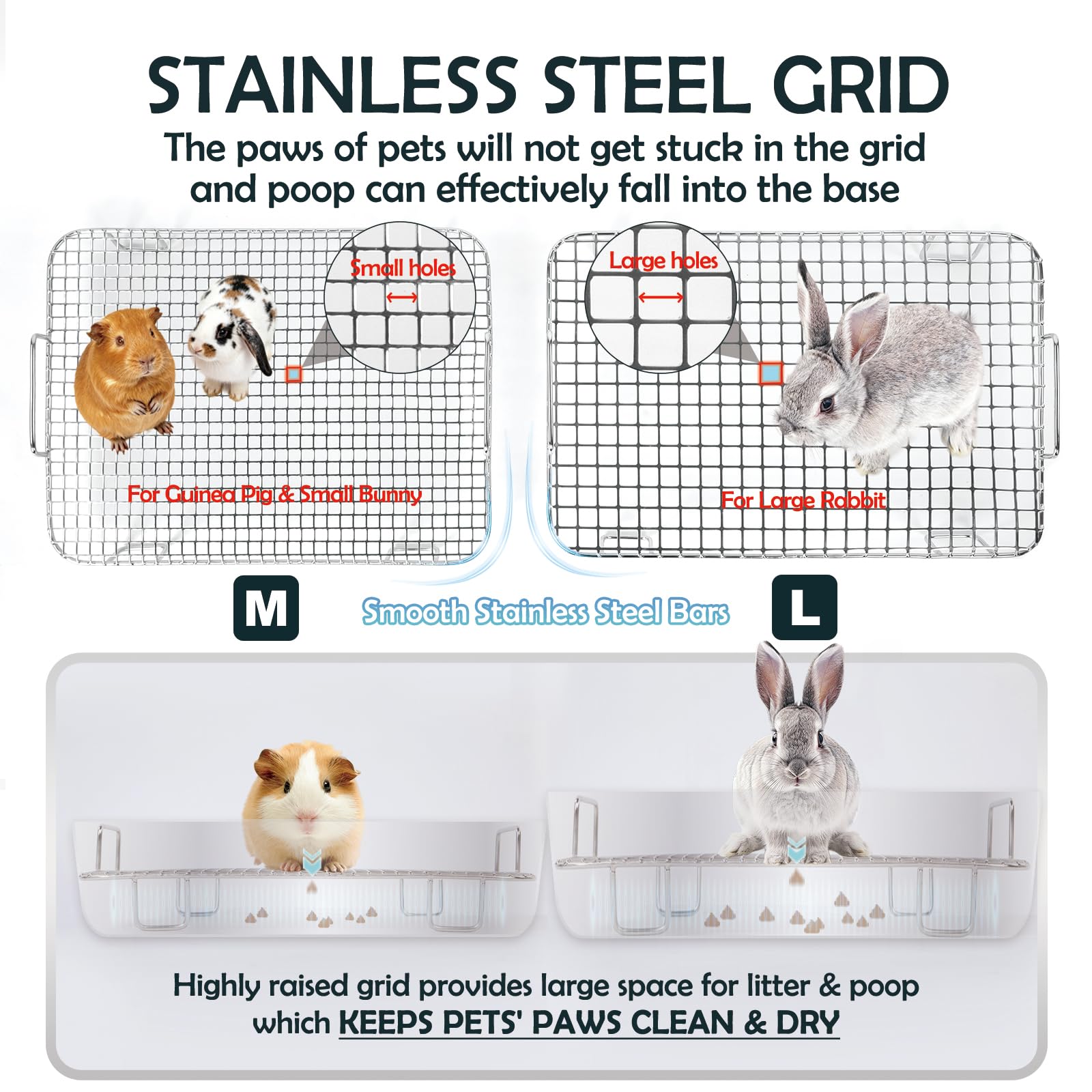 MEEXPAWS système 3 couches anti-odeurs, nettoyage facilité