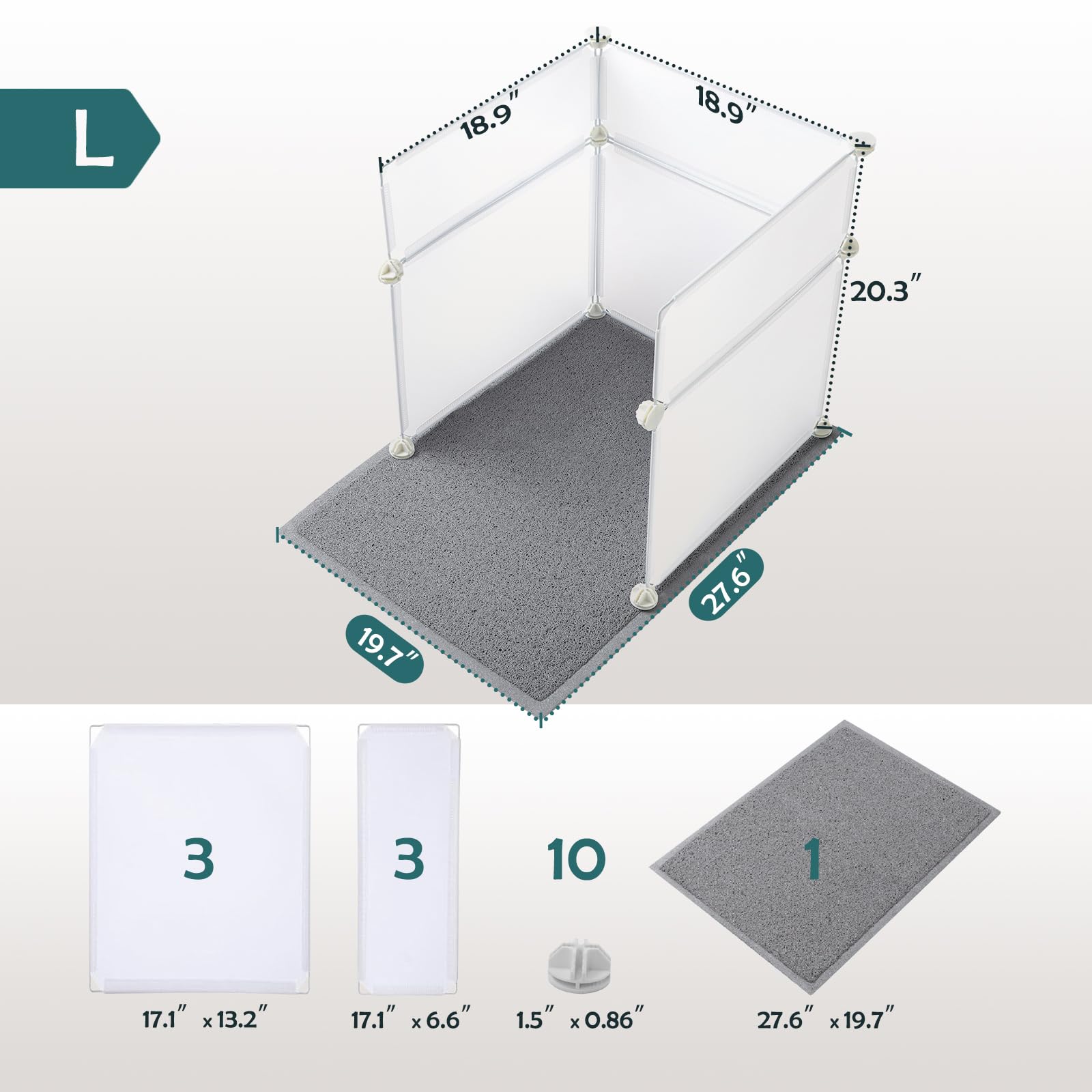 MEEXPAWS Feuilles plastiques légères etanches, nettoyage rapide.