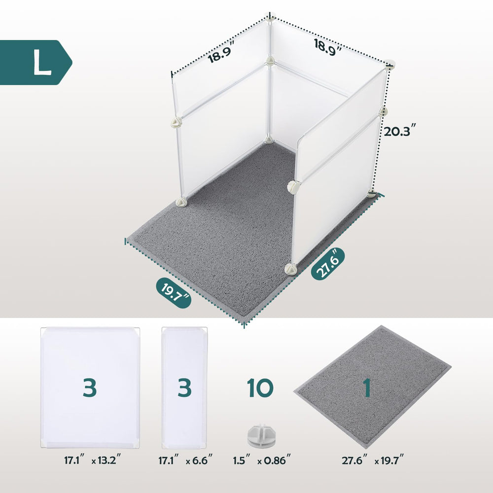MEEXPAWS Feuilles plastiques légères etanches, nettoyage rapide.