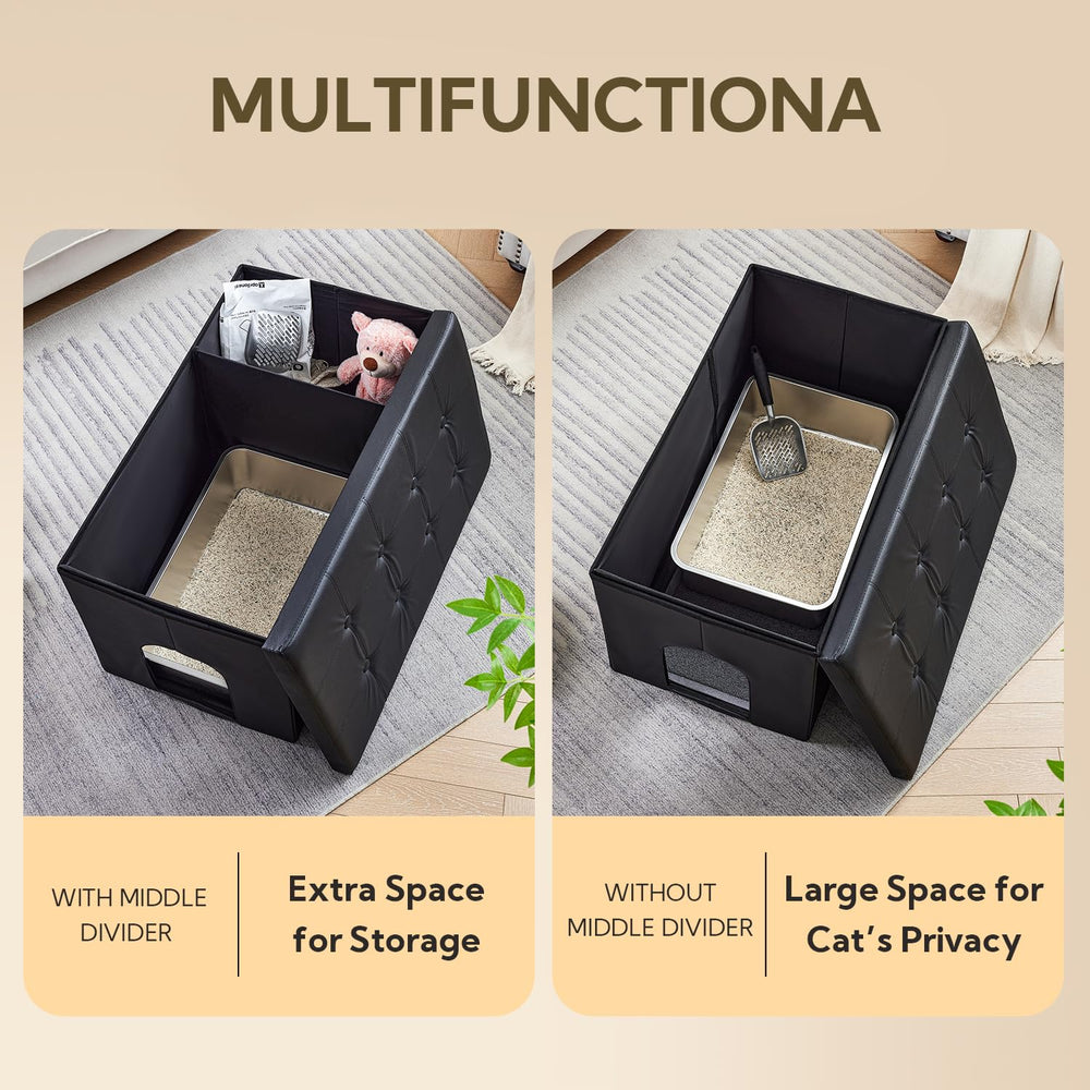 MEEXPAWS grand espace : adapté à la plupart des bacs à litière.