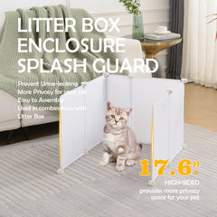 MEEXPAWS murs-lisses-impermeables-litiere, faciles à nettoyer.