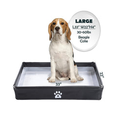 MEEXPAWS plateau-tapis-chien 33x22, idéal pour l'entraînement et la propreté.