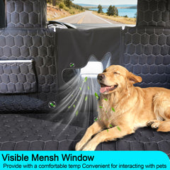 Meginc hamac chien Tesla Model 3 avec ventilation et maille pour l'air.