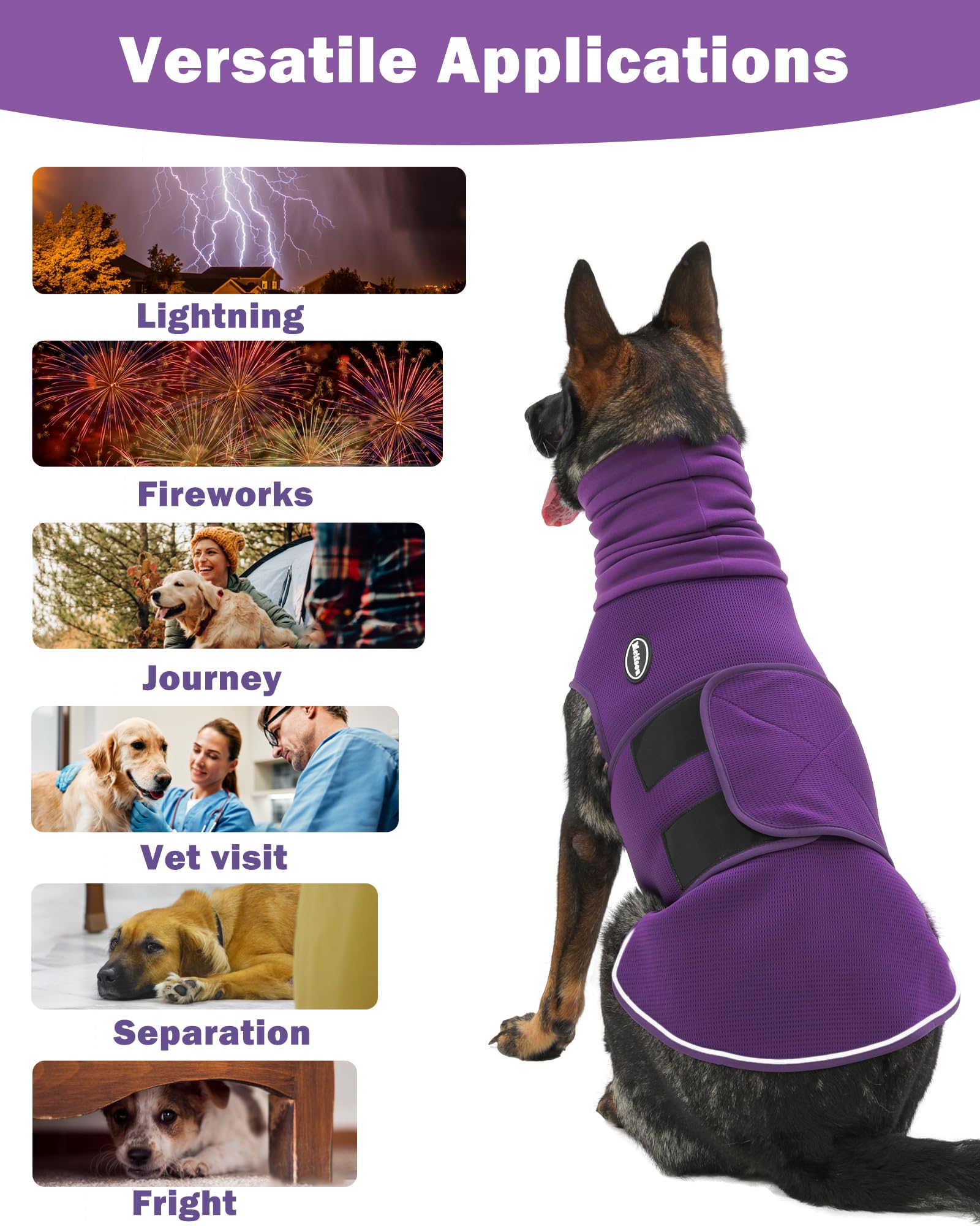 Capuche velours doux Meifsou pour chien, confort sur tête et oreilles.