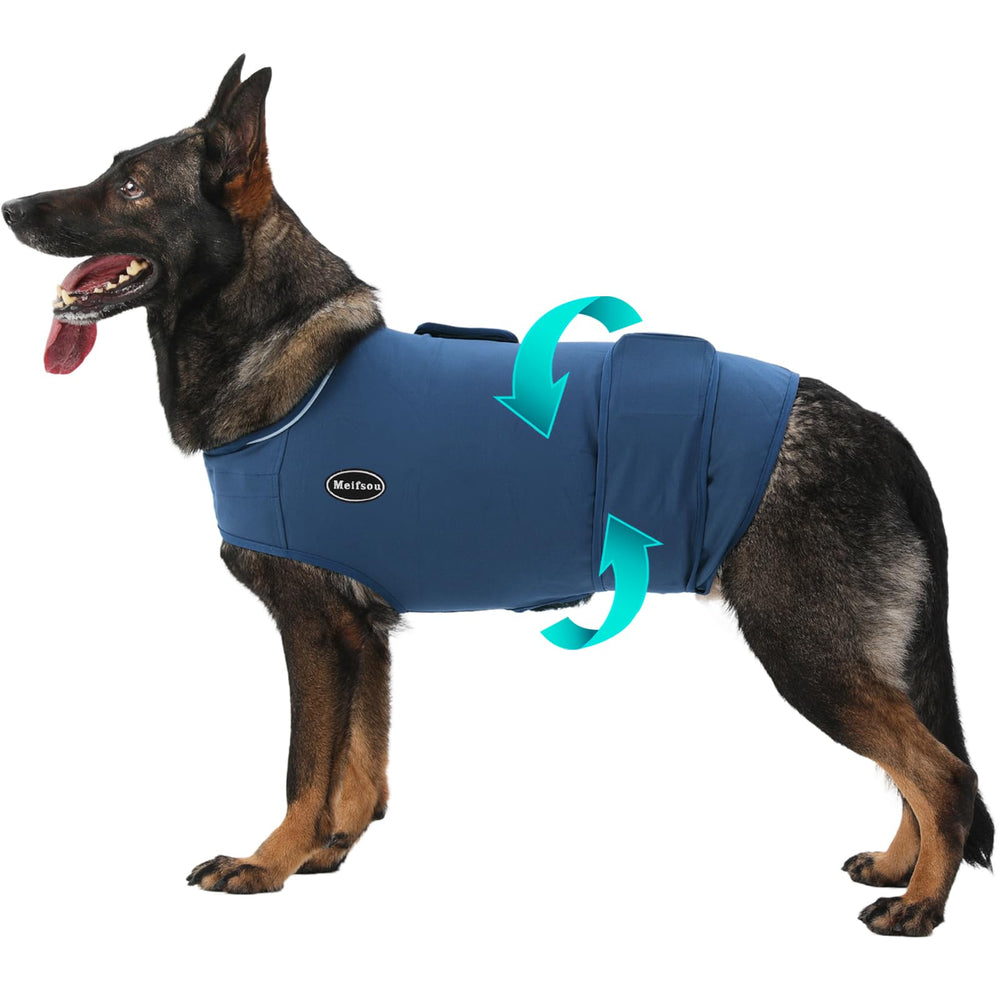 Meifsou-veste anxiété chien en port, sensation de sécurité.