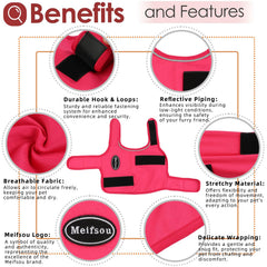 Meifsou tissu doux et respirant confort durable pour chien