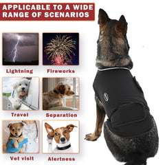 Meifsou Veste anxiete chien – tissu doux et elastique, confort longue duree.