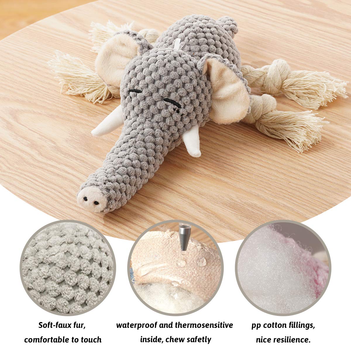 MejawJump peluche polyester doux et durable, toucher agréable pour les jeux.