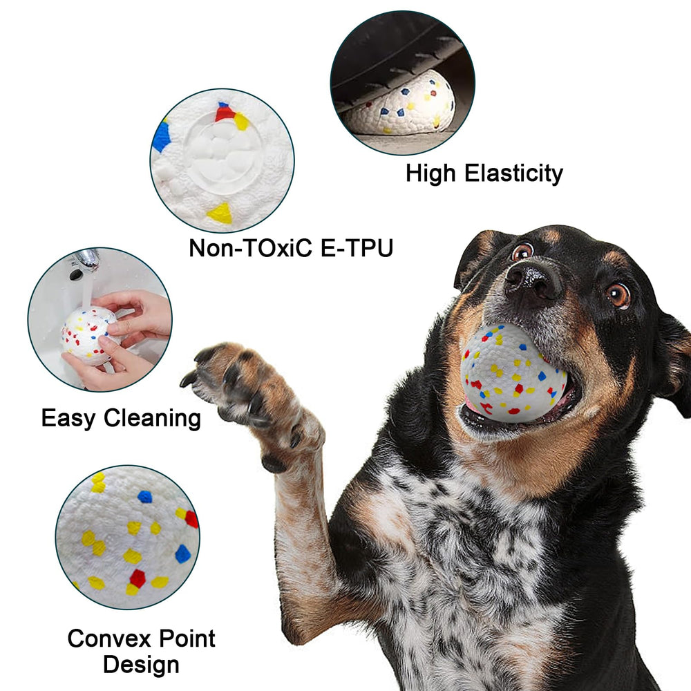 Balles MEKAPLE 2-5 pouces durables adaptées aux morsures agressives.