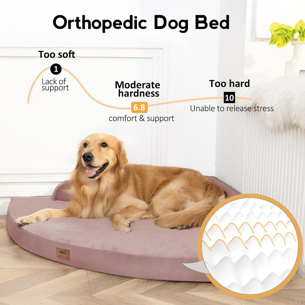 MEKIY coussin support tete orthopedique rose: alignment du cou et relaxation.