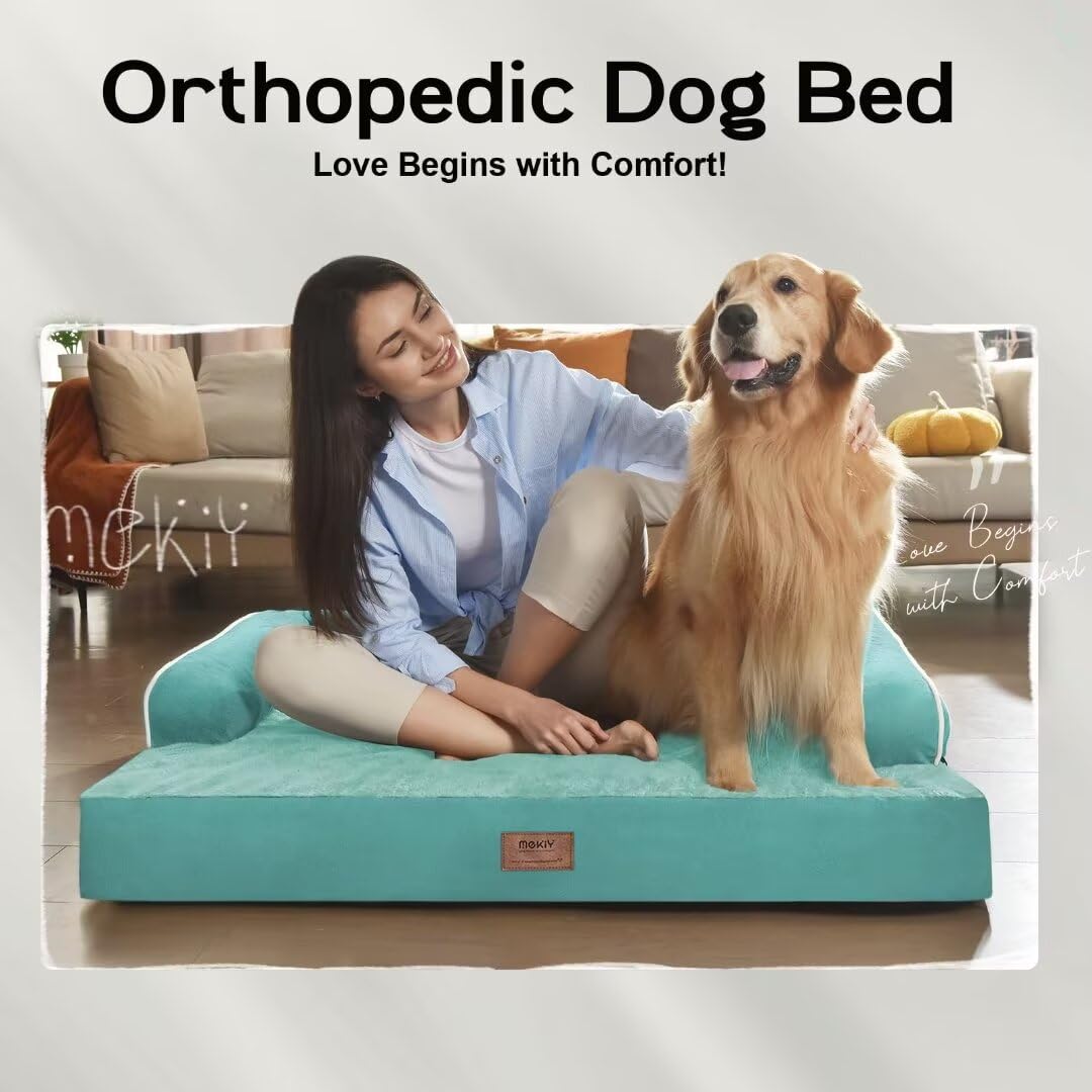 Grande taille 91x69x18 cm MEKIY pour chiens jusqu’à 23 kg.
