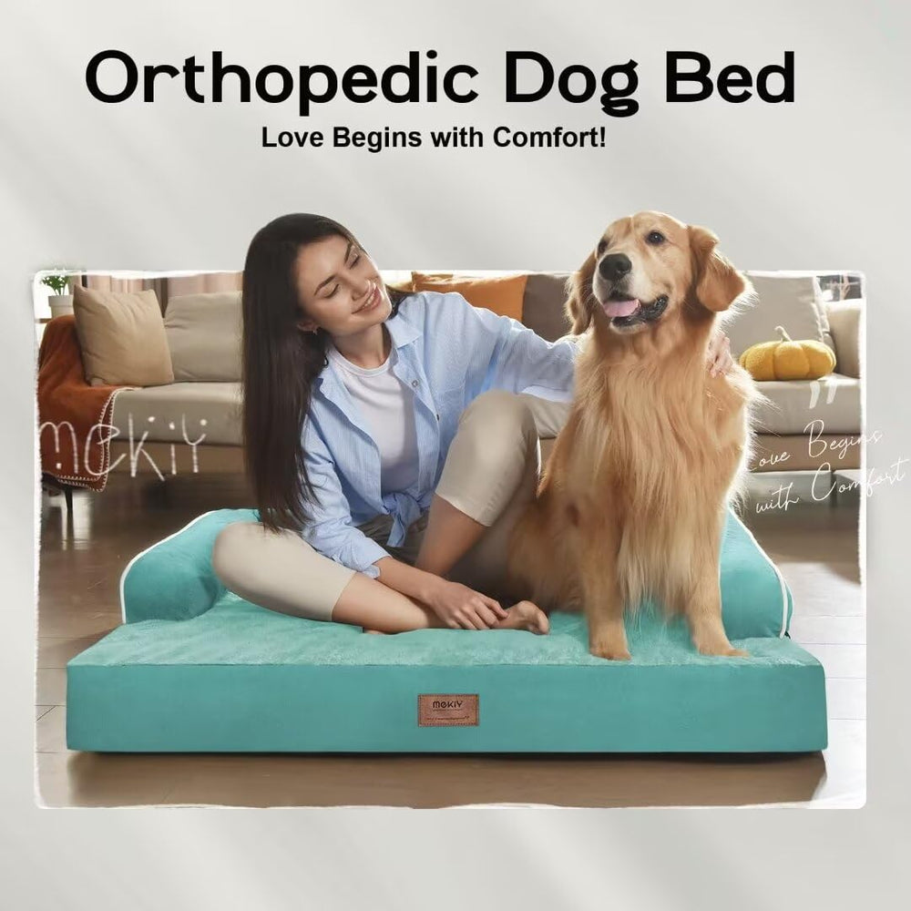Grande taille 91x69x18 cm MEKIY pour chiens jusqu’à 23 kg.