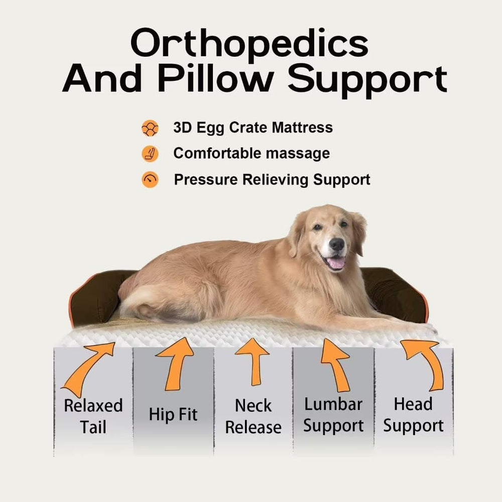 MEKIY lit orthopedique – soutien en mousse mémoire pour détente ciblée.