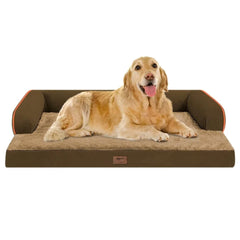 MEKIY lit chien XL – dimensions généreuses pour grands chiens et repos confortable.
