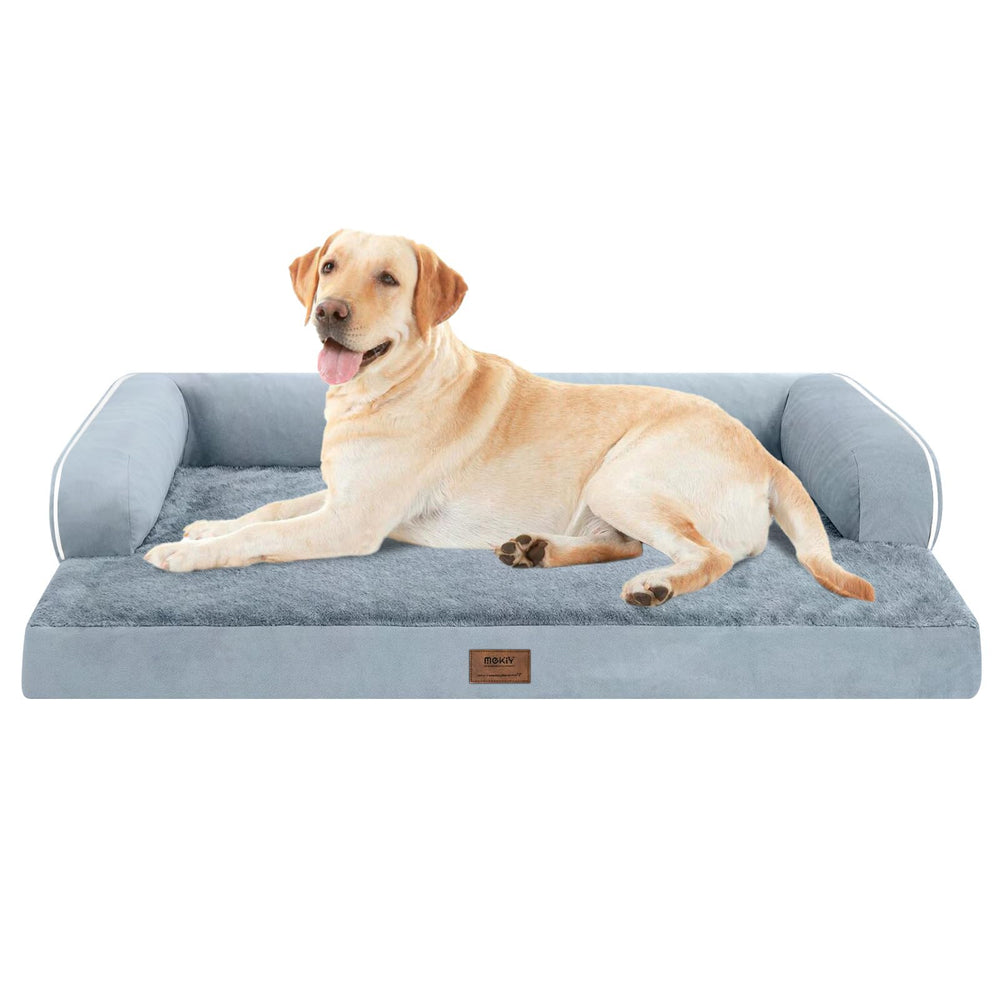 MEKIY lit orthopédique pour chien avec mousse densité 28D, soutien articulaire