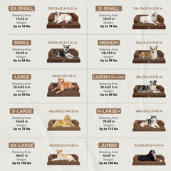 MEKIY mousse mémoire confortable pour chien; soutien ciblé