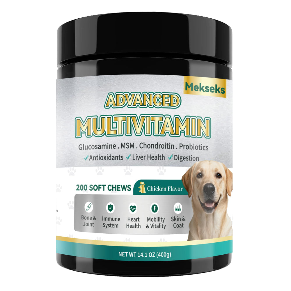 Renforcement immunitaire via Mekseks Advanced 24-en-1 et vitamines essentielles.