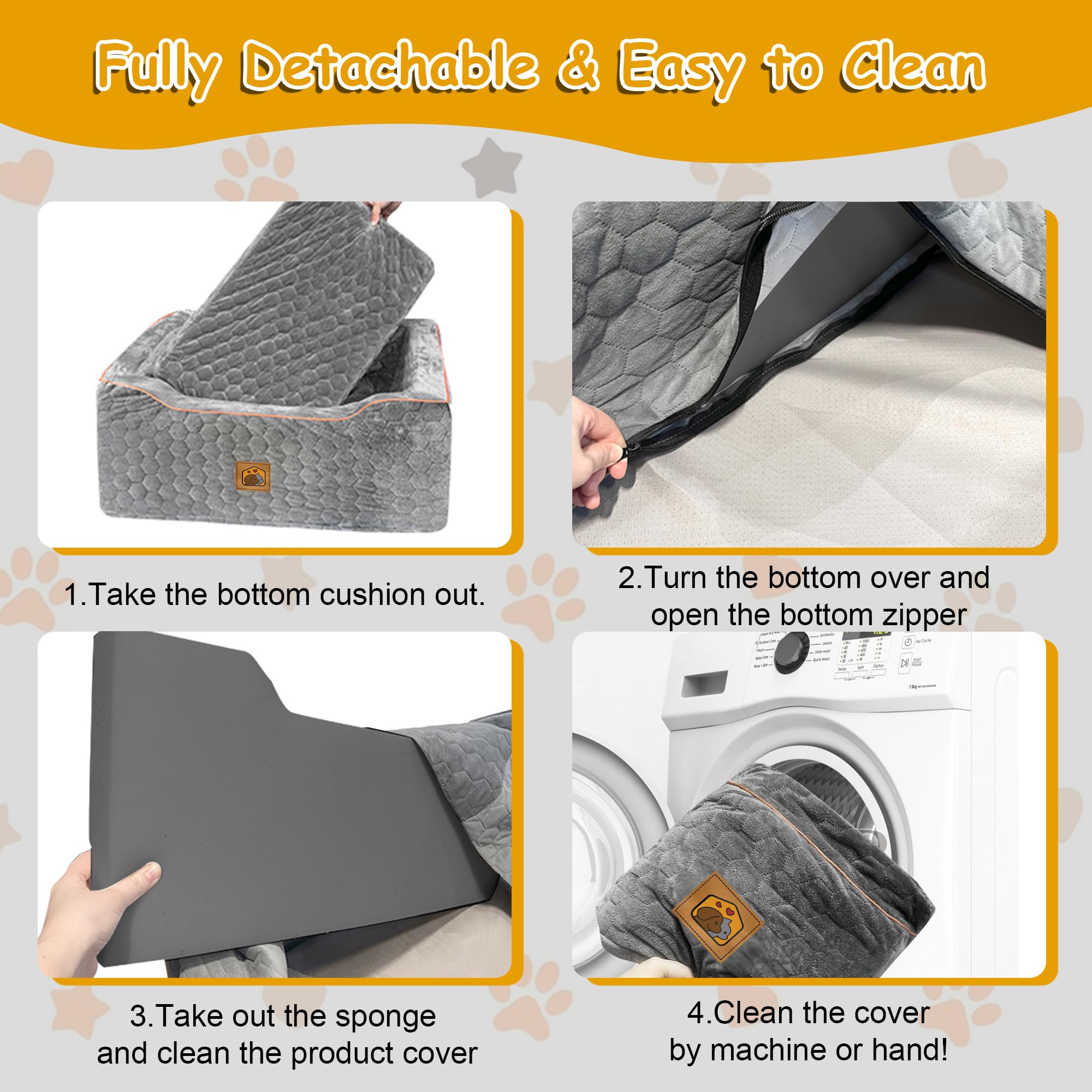 Melafa365 housse-lavable-nettoyable: nettoyage facile après les voyages.