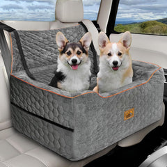 Melafa365 siege-chien voiture booster: confort et vue dégagée sur la route.