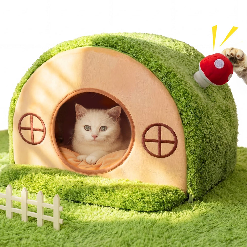 Lit chat Mellownido arbre creux: refuge sécurisé et décoratif pour chats