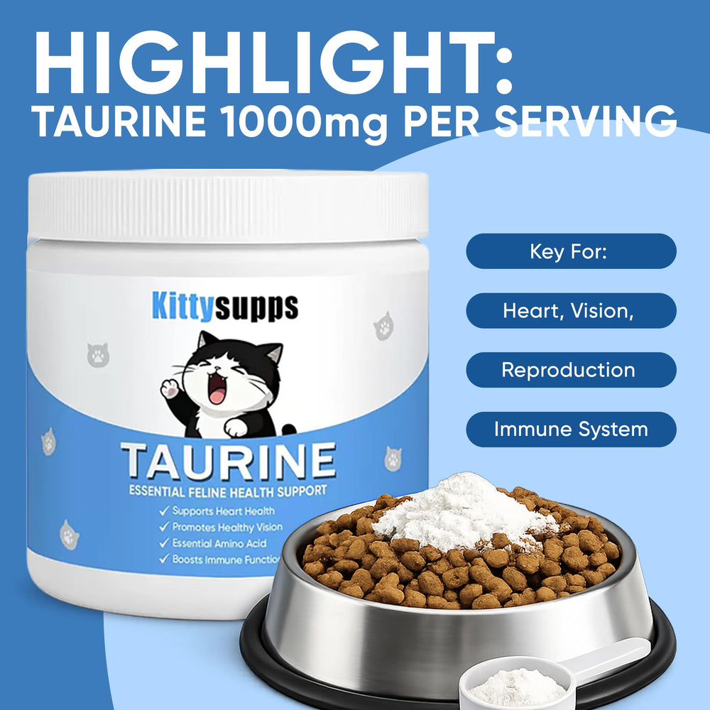 MEMOCORE Kittysupps Taurine pour chats – peau saine et confort cutané