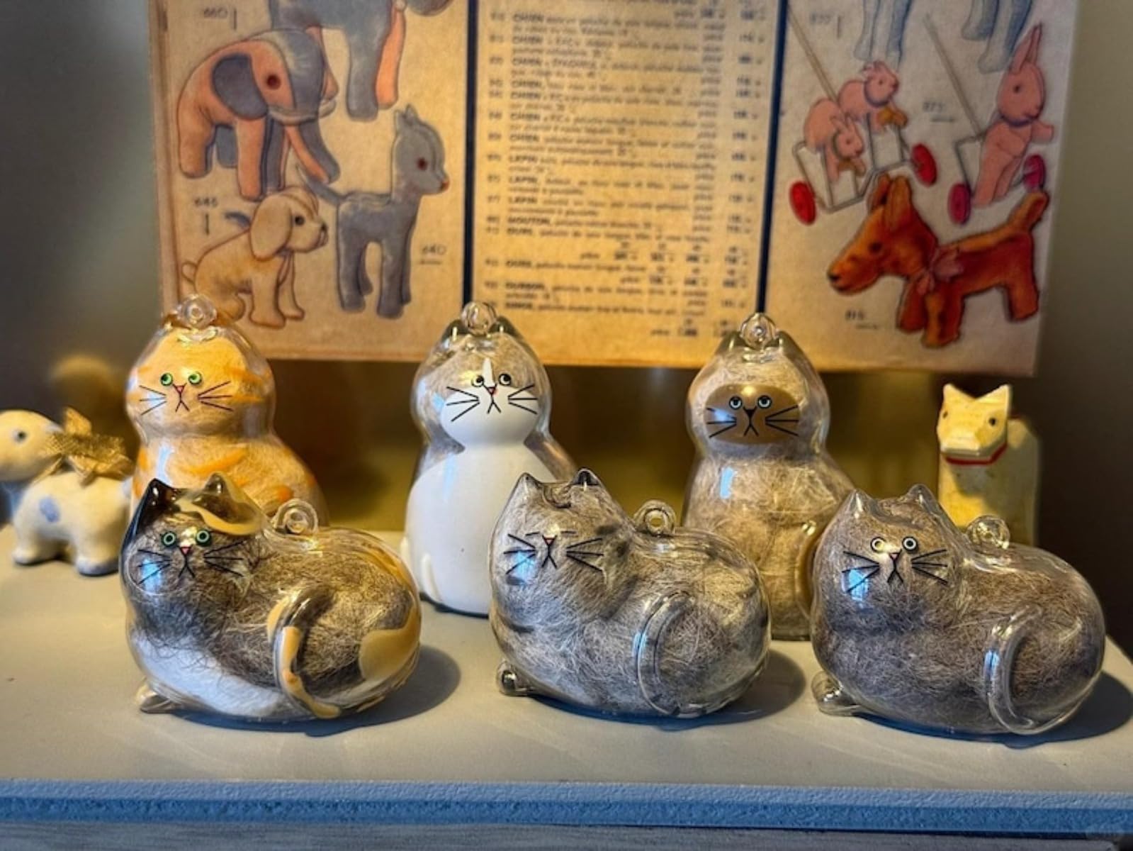 Porte-clé mémorial Poil Animal avec poil de chien, objet sentimental et sûr.