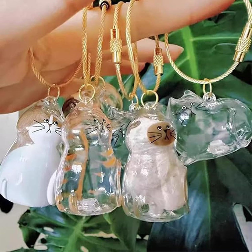 Porte-clé mémorial Poil Animal, pendentif polyvalent pour sac et clé.