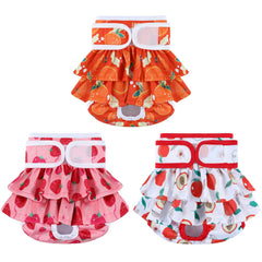 Mengelina couches-chien reutilisables trois ensembles, confort et absorption.