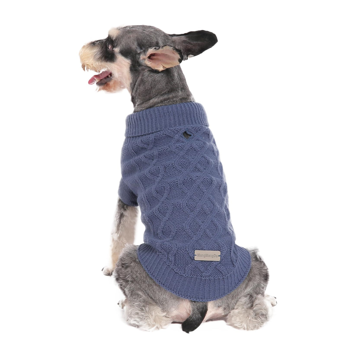 Veste MengMengDa pour petit chien noir, chaleur douillette et confort.