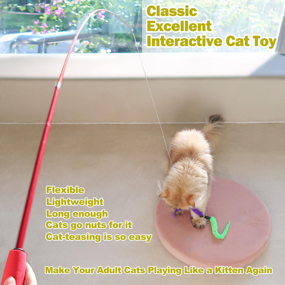 MeoHui plumes chat récharges stimulent l’instinct de chasse.