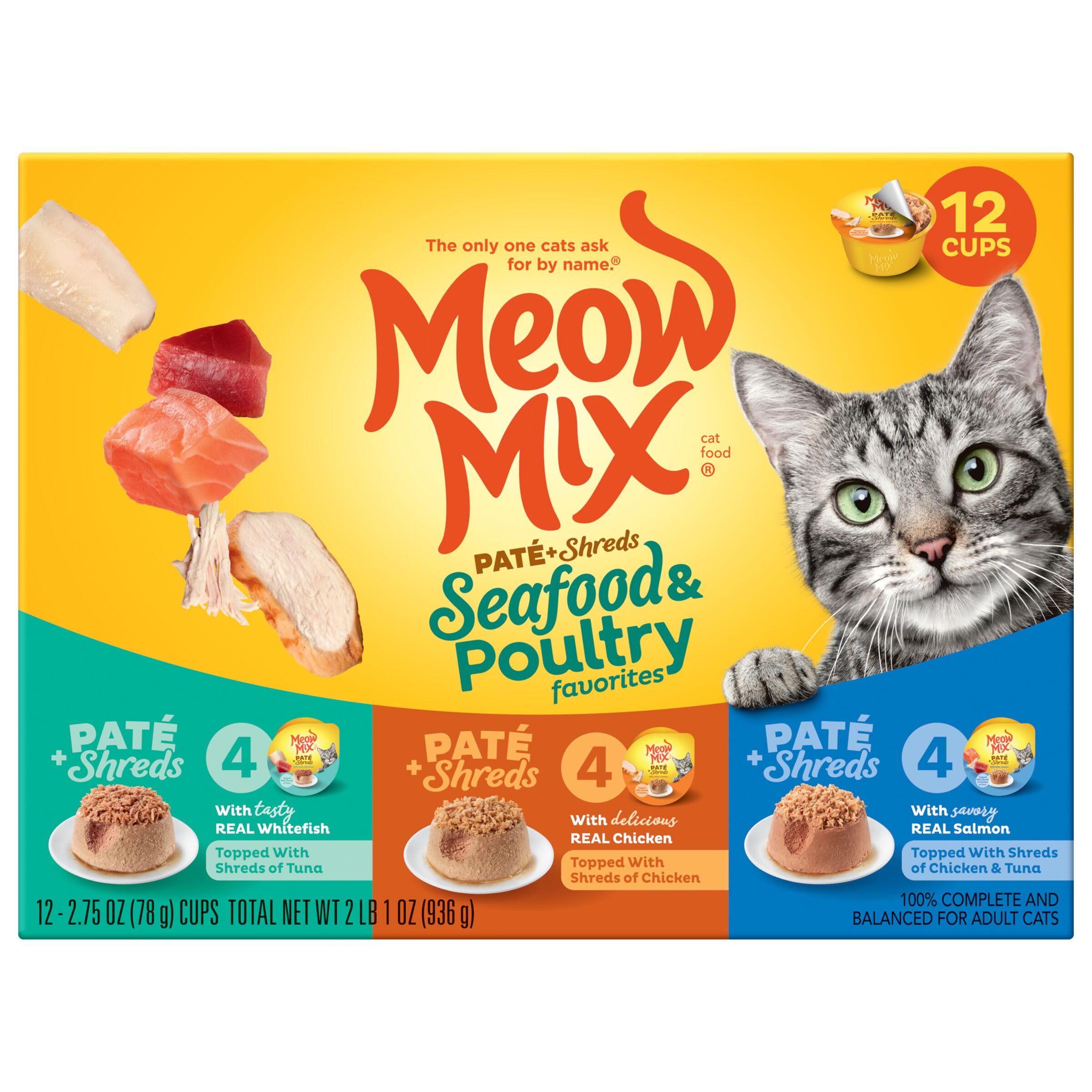 Meow Mix alimentation complète et équilibrée pour chats de tout âge