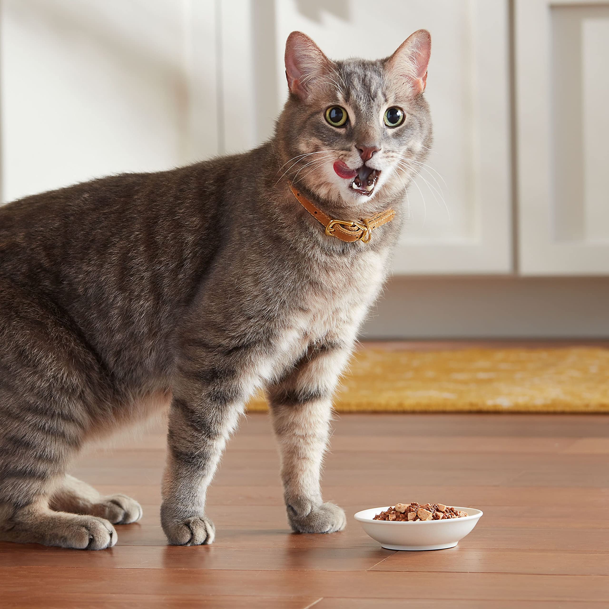 Meow Mix Emballage en coupelles faciles à ouvrir, praticité au repas.