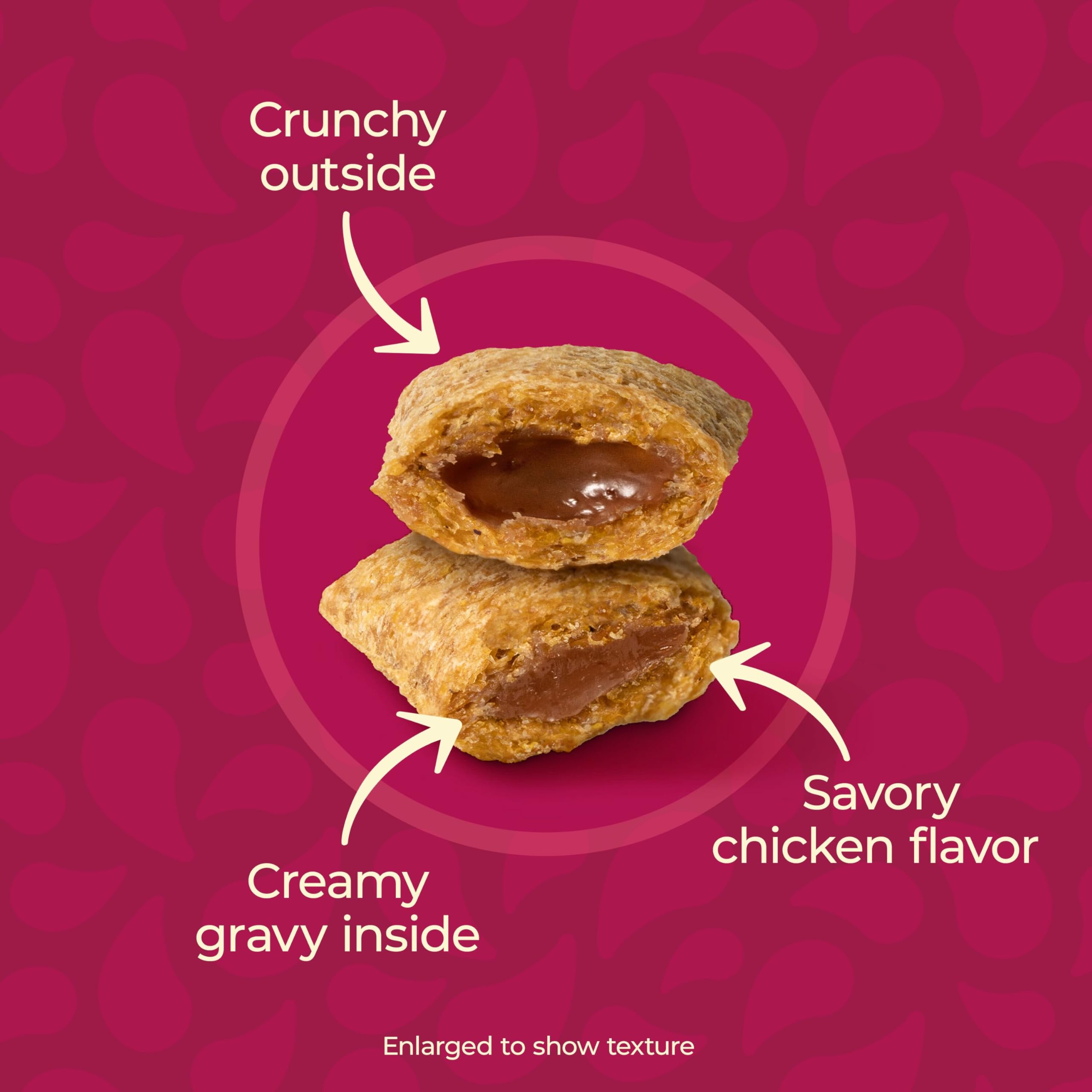 Meow Mix Gravy Bursts : nutrition complète adaptée pour chats adultes, soutient une alimentation équilibrée.