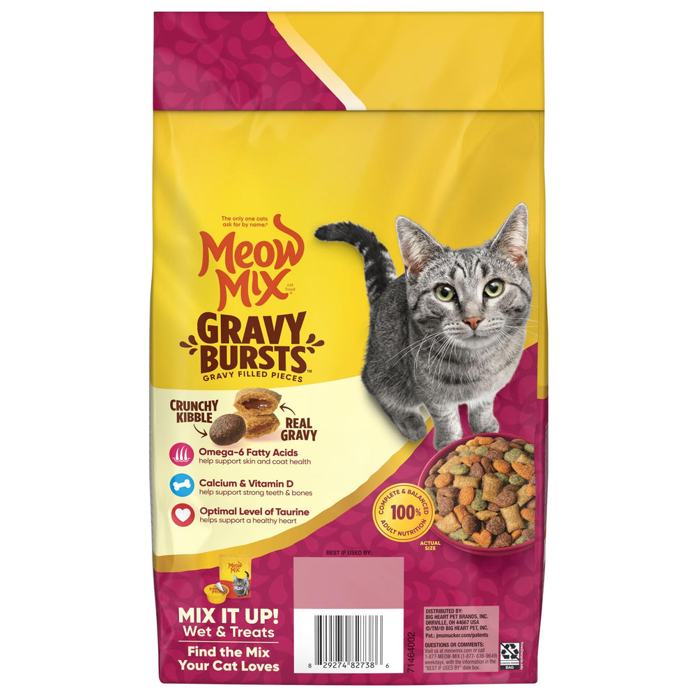Meow Mix Gravy Bursts arôme poulet pour l’appétit