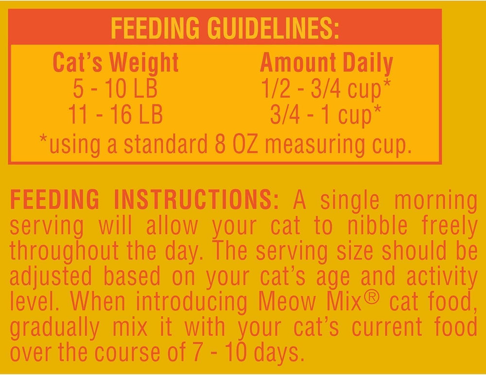 Parfum d'alfalfa Meow Mix Indoor Health – goût attractif et équilibre nutritionnel.