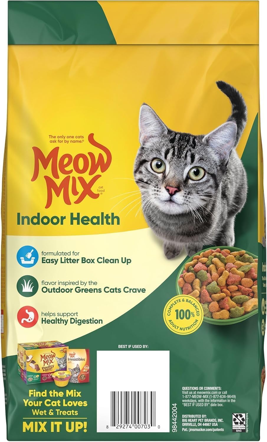 Aide au maintien du poids des chats d'intérieur – formule équilibrée.