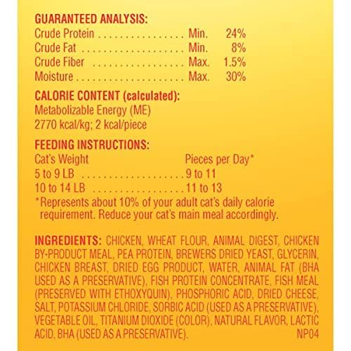 Friandises au poulet Meow Mix Irresistibles prêtes à être dégustées