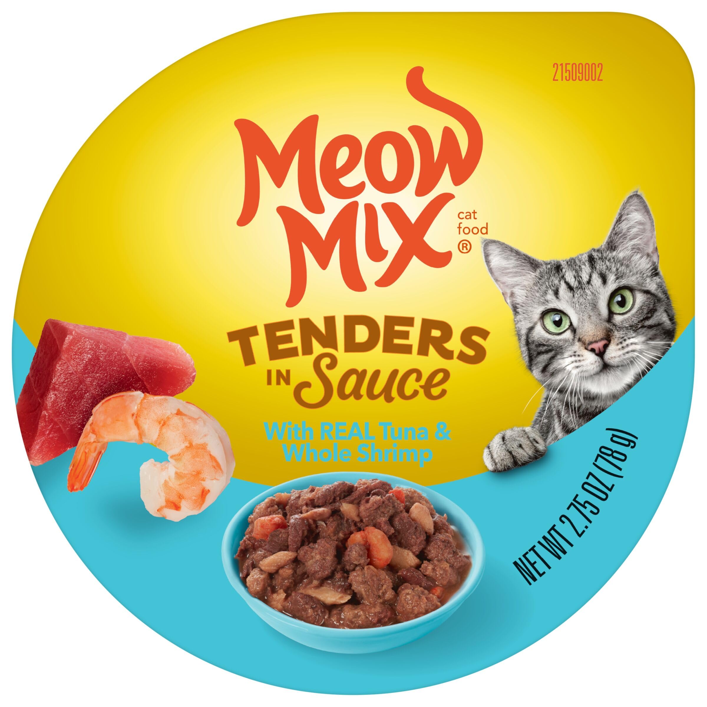 Nutrition complète Meow Mix adaptée à tous les âges du chat.