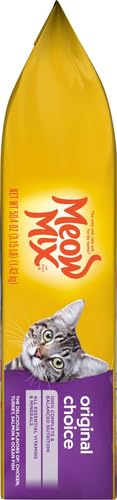 Meow Mix Original Choice, portion quotidienne, contrôle des repas.