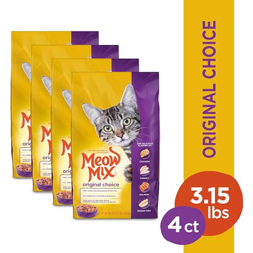 Meow Mix Original Choice – saveurs poulet et dinde, goût apprécié par les chats