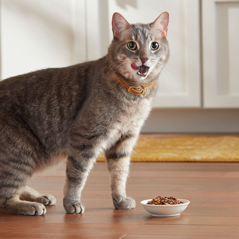 Emballage coupelle Meow Mix Tenders en Sauce sans ouverture nécessaire