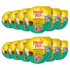 Meow Mix Tenders en Sauce en gobelet prêt à servir sans ouverture