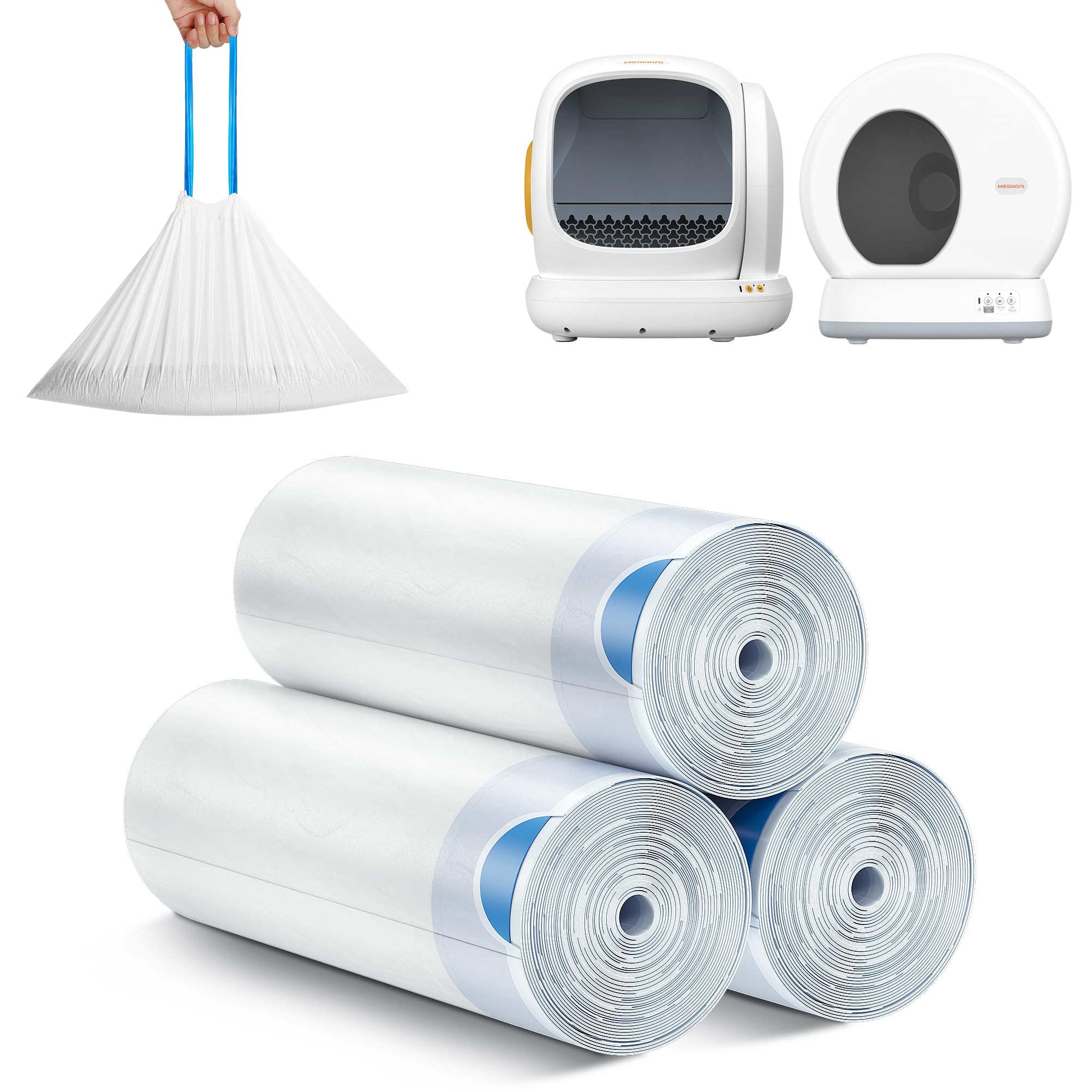 Meowant liner pour boîte auto SC01/SC02 – ensemble durable et prêt à l’emploi.