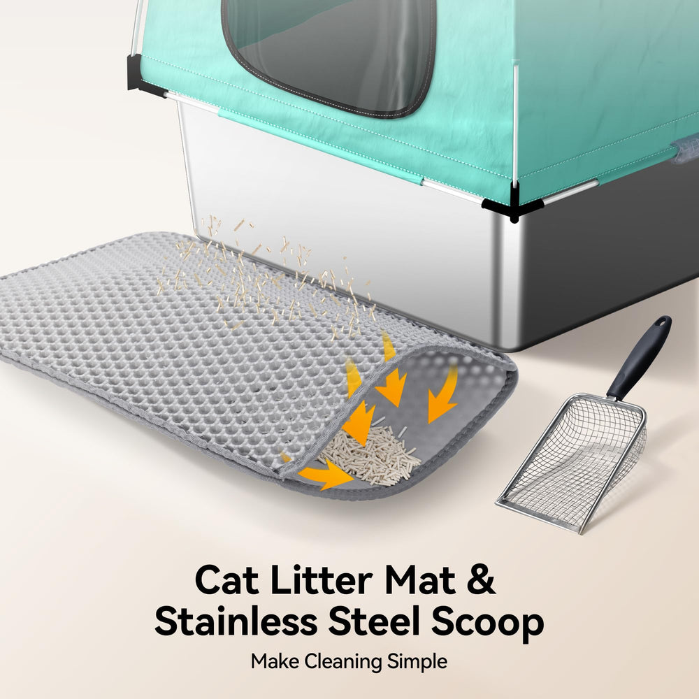 Intérieur spacieux Meowant facilitant les mouvements du chat
